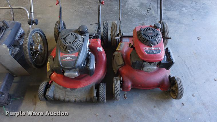 image for item DI9285 (2) Troybilt lawn mowers