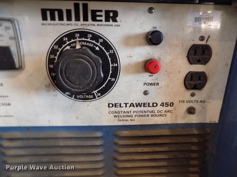 image for item DY9179 Miller Deltaweld 450 welder