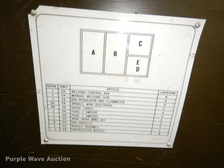 image for item EA9040 Westinghouse welder with control box