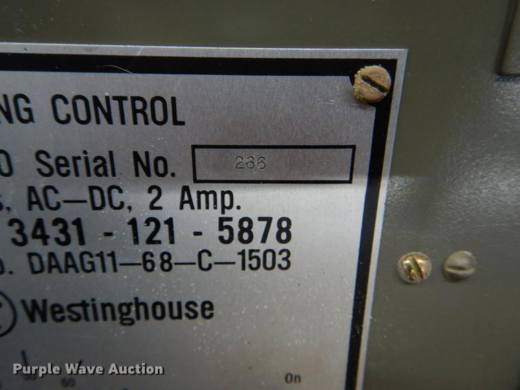 image for item EA9040 Westinghouse welder with control box