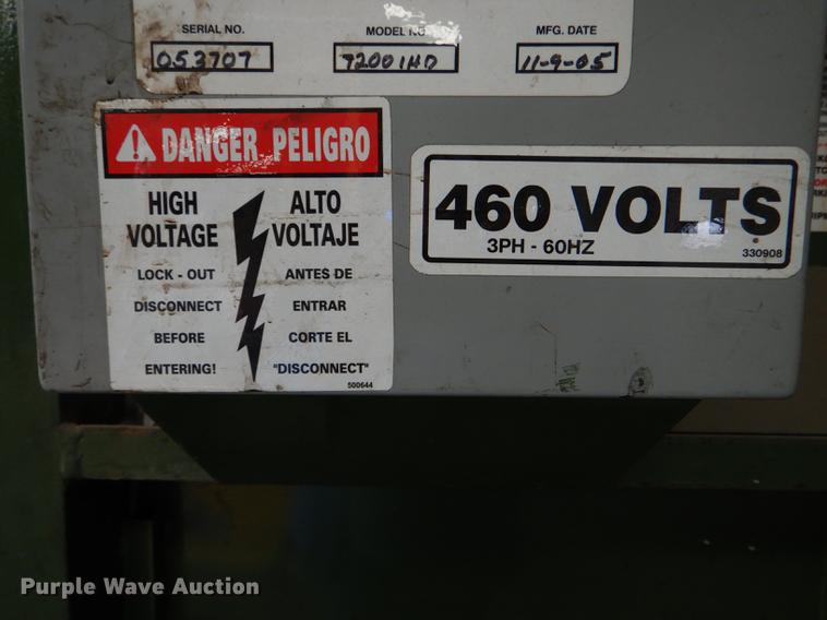 image for item EA9062 2005 PTR vertical cardboard baler