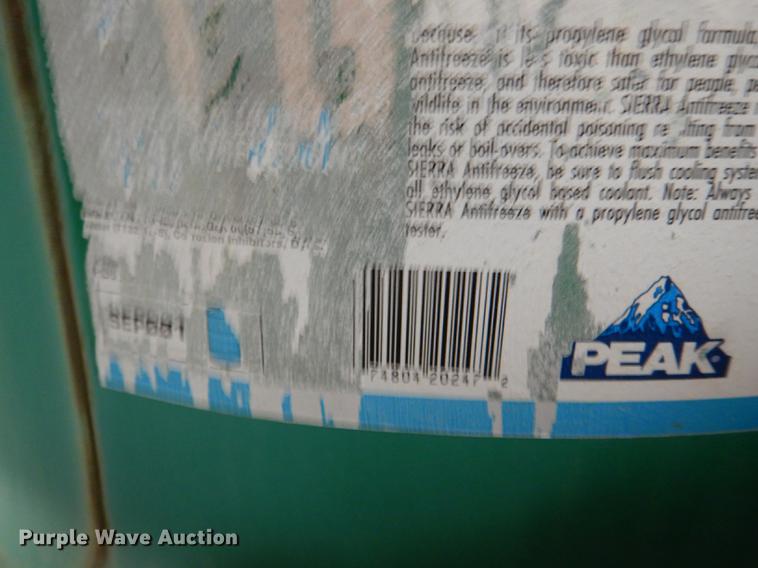 image for item EA9063 55 gallon drum of Peak anti-freeze