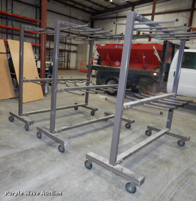 image for item EA9073 (3) folding chair racks