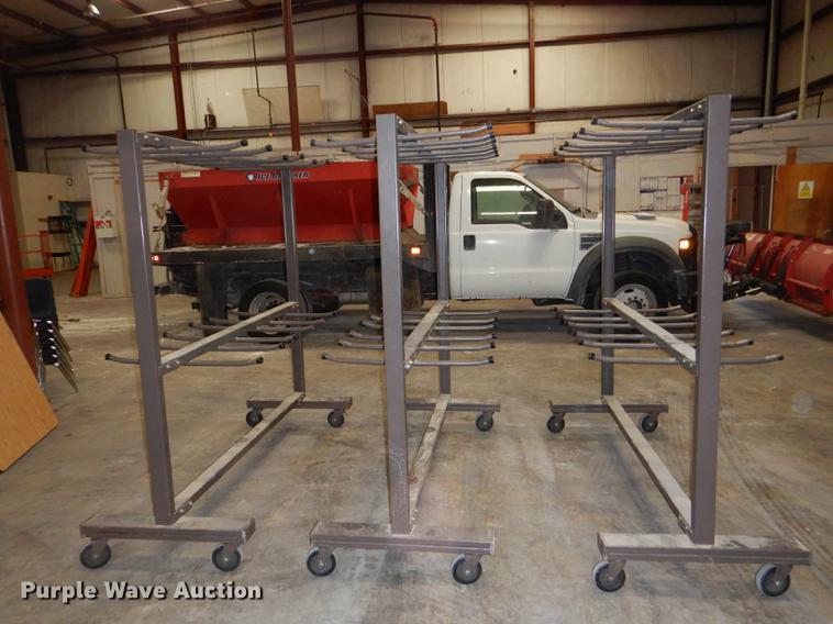 image for item EA9073 (3) folding chair racks