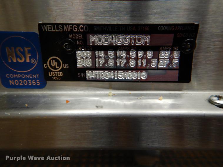 image for item EA9075 Wells MOD460TDM buffet steam table