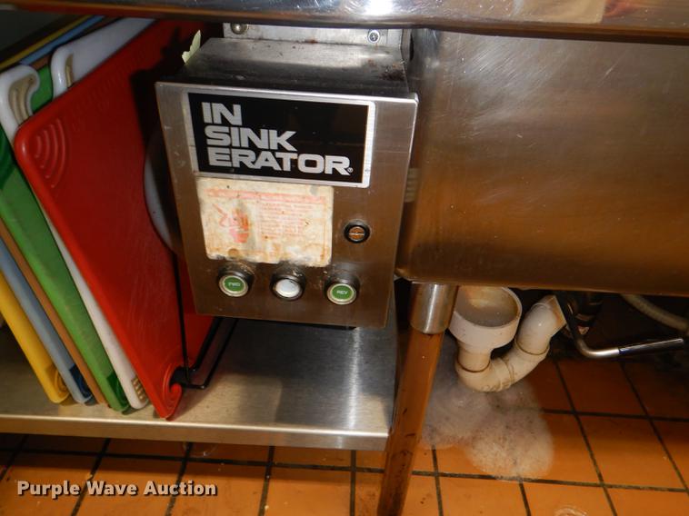 image for item EA9078 Double sided stainless steel work station