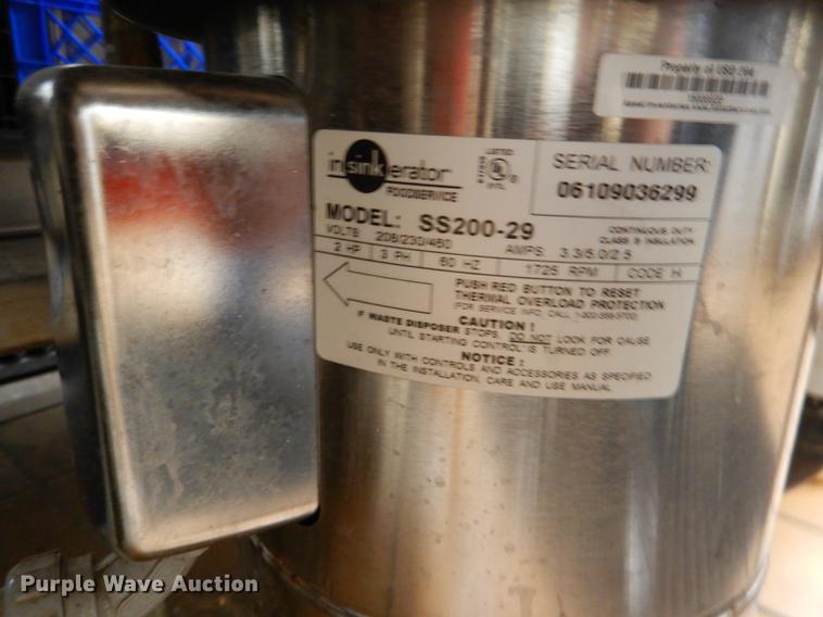 image for item EA9078 Double sided stainless steel work station