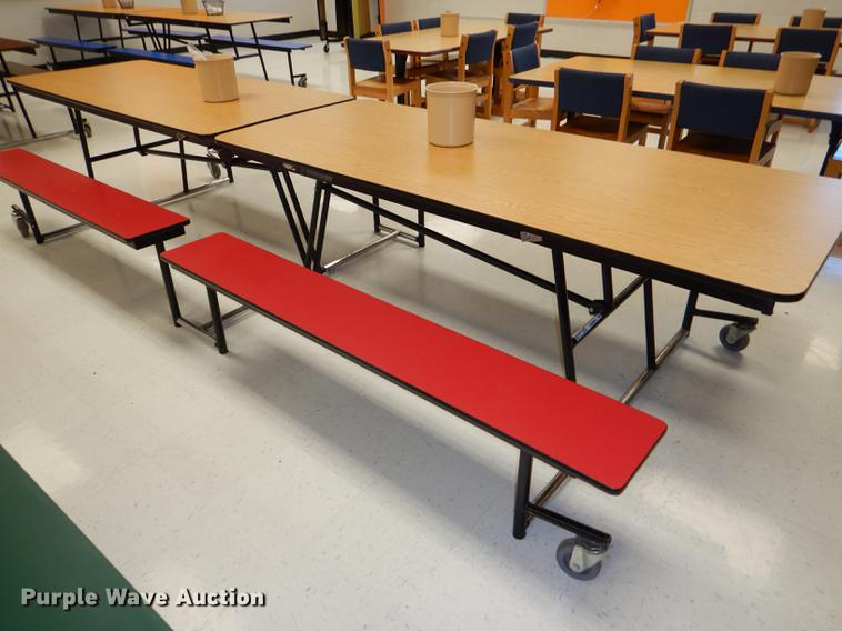 image for item EA9081 (5) 12' lunchroom tables