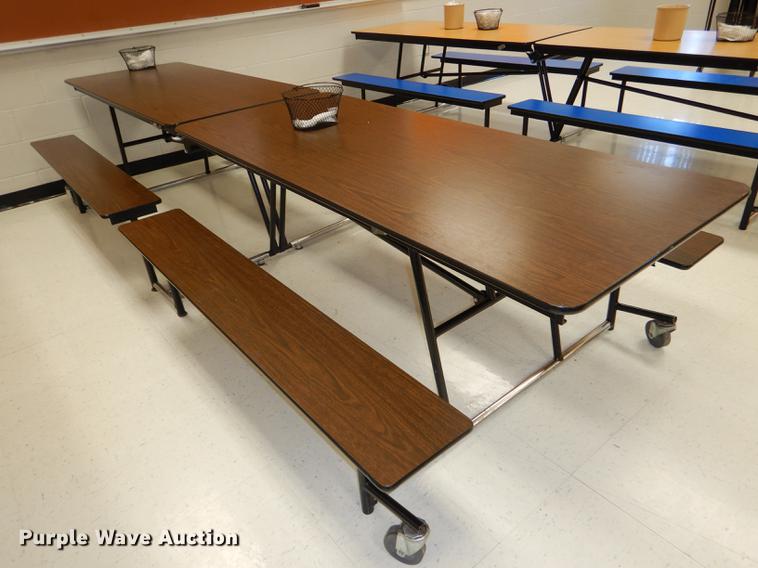 image for item EA9081 (5) 12' lunchroom tables
