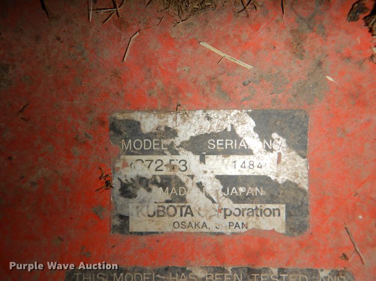 image for item EA9082 Kubota F3060 lawn mower