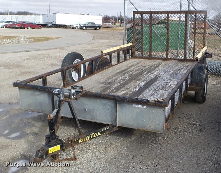 image for item EW9754 2006 Big Tex utility trailer