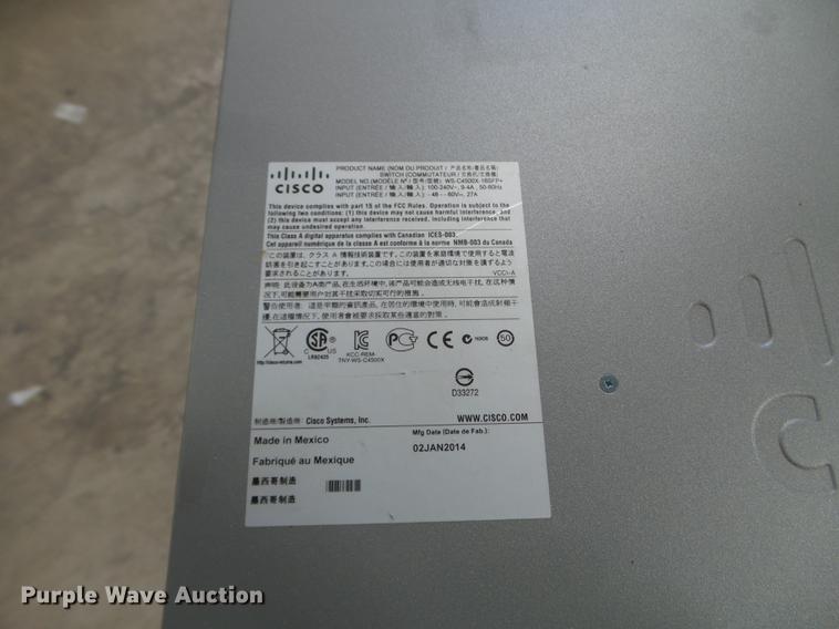 image for item EW9783 (25) Cisco switches