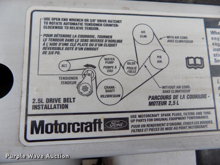 image for item FE9297 2000 Ford Ranger pickup truck