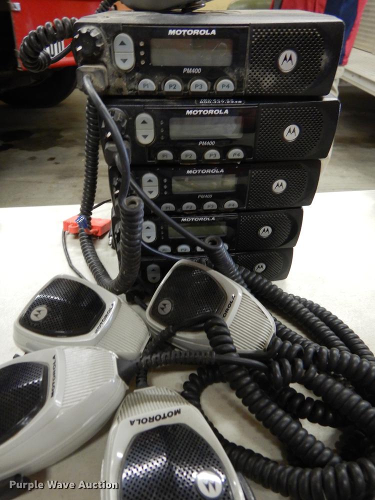image for item FS9387 Approximately 6 Motorola PM400 radios