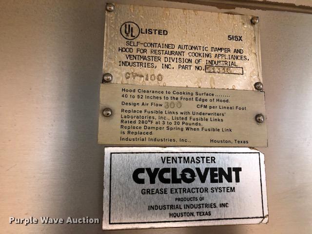 image for item G1438 Cyclovent Vent Master 516X stainless steel exhaust fan assembly