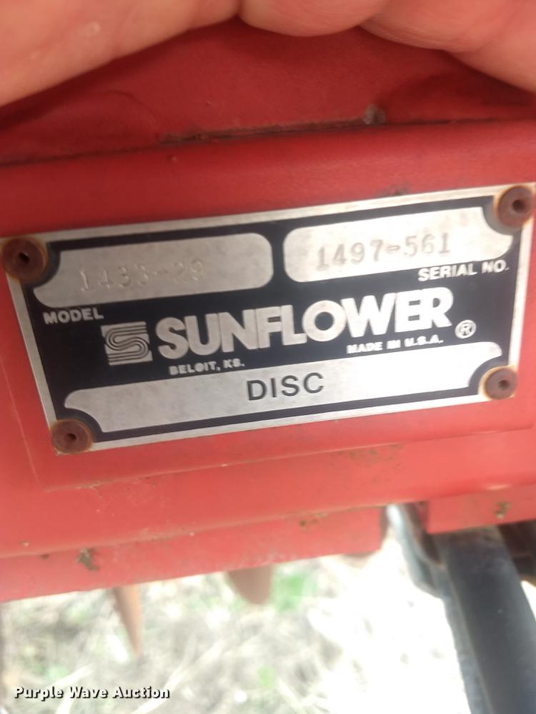 image for item DB9006 Sunflower 1433-29 tandem offset disk