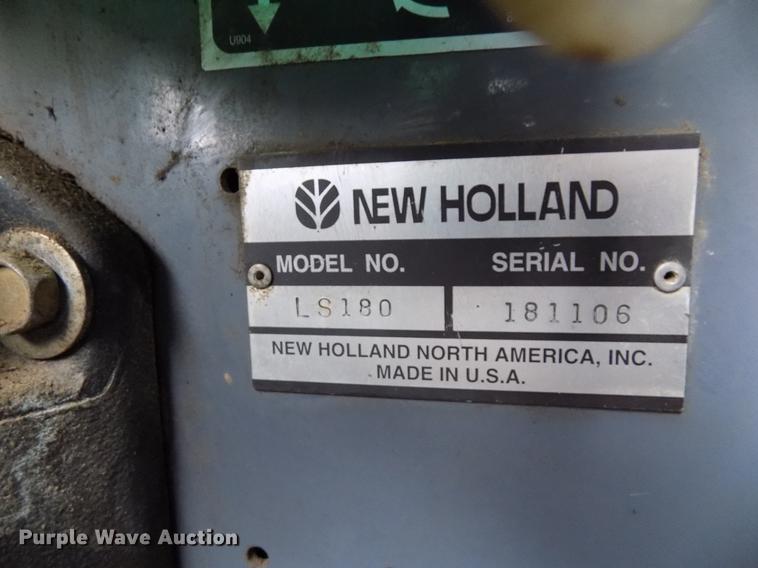 image for item DD3545 1999 New Holland LS180 skid steer
