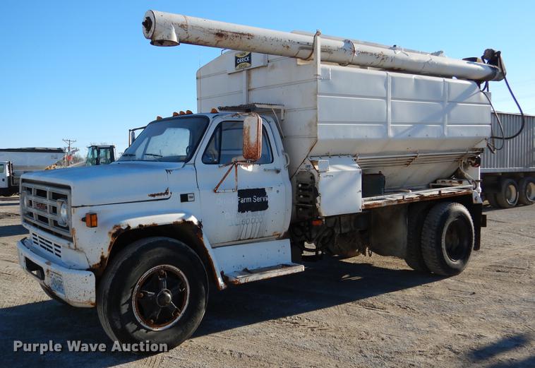 image for item DX9480 1987 GMC 7000 feed delivery truck
