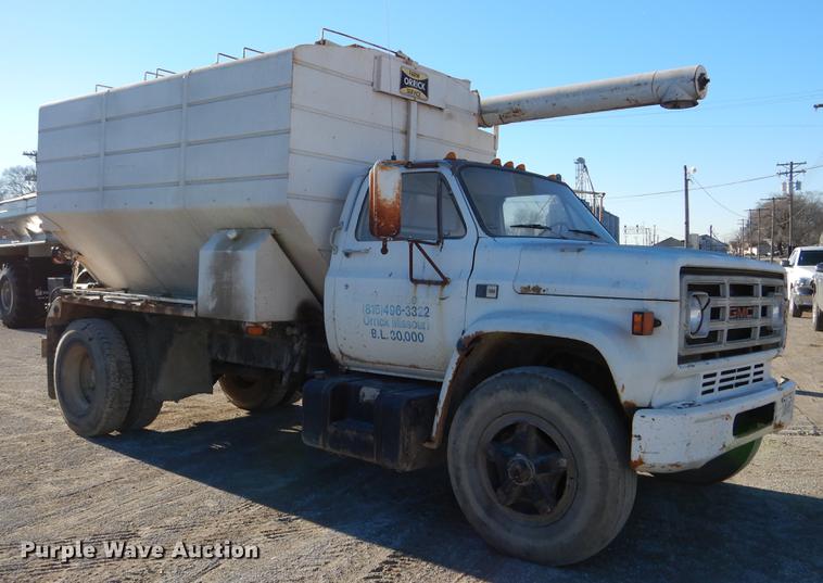 image for item DX9480 1987 GMC 7000 feed delivery truck