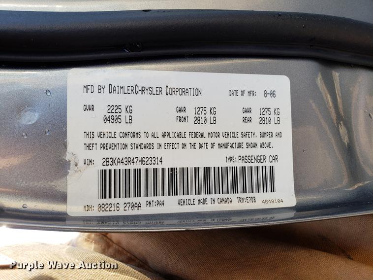 image for item AV9388 2007 Dodge Charger