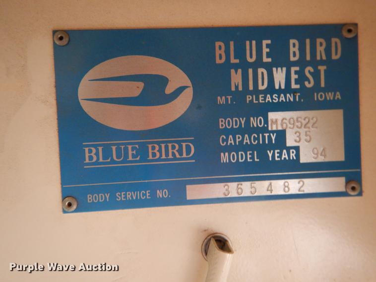 image for item DA3601 1995 GMC B7T042 bus