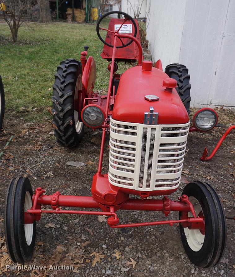 image for item DF1746 1957 International Cub Lowboy tractor