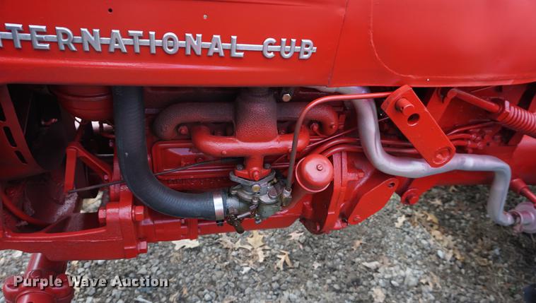 image for item DF1746 1957 International Cub Lowboy tractor