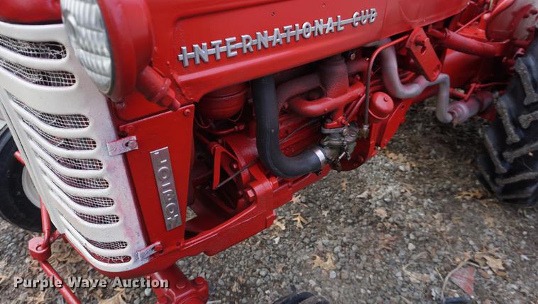 image for item DF1746 1957 International Cub Lowboy tractor