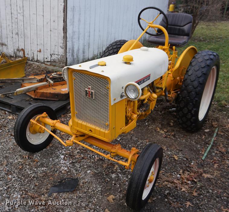 image for item DF1747 1957 International Cub Lowboy tractor
