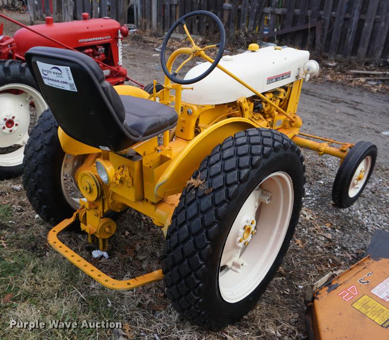 image for item DF1747 1957 International Cub Lowboy tractor