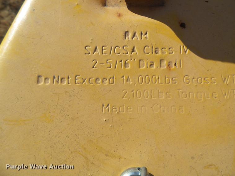 image for item DF2880 2017 Stateline TE222 utility trailer