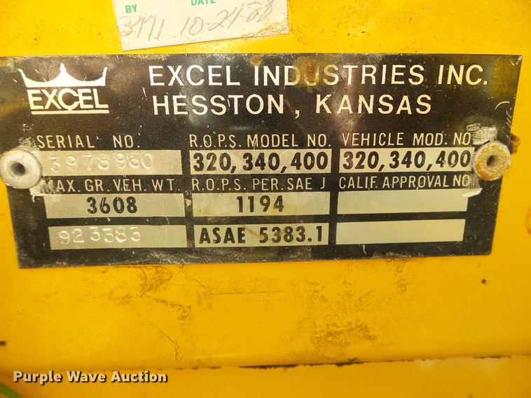 image for item DF2881 1988 Hustler Excel 340 lawn mower