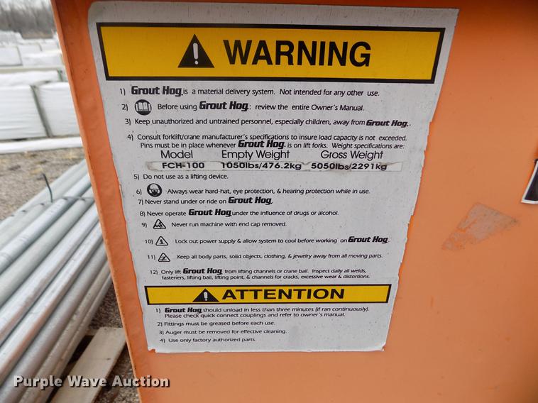 image for item DY9196 Cement Hog skid steer attachment