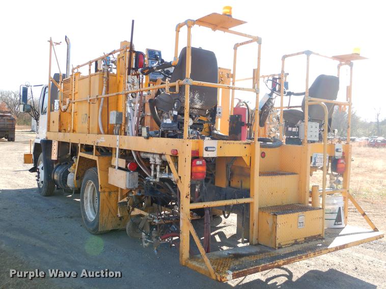 image for item ER9320 1992 Ford CF7000 road striper truck