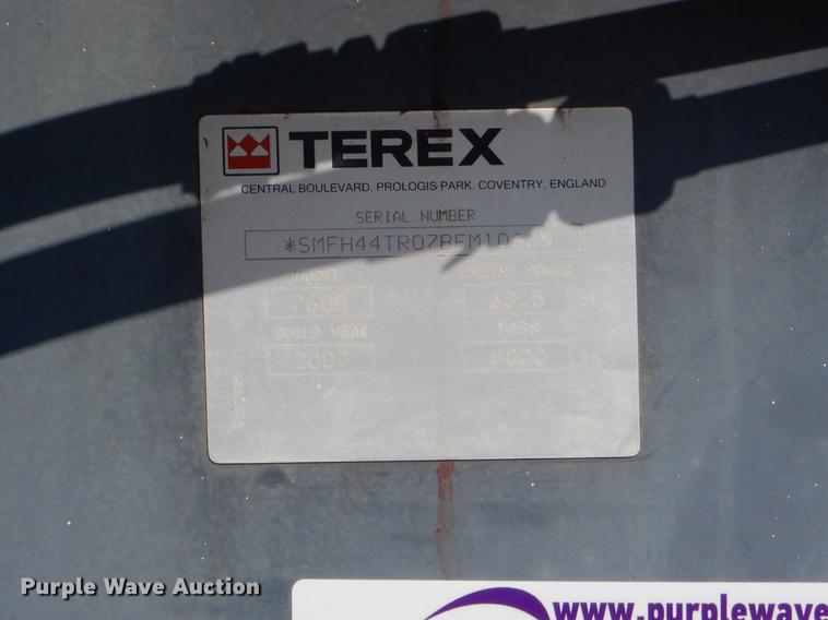 image for item ER9332 2007 Terex 760B backhoe