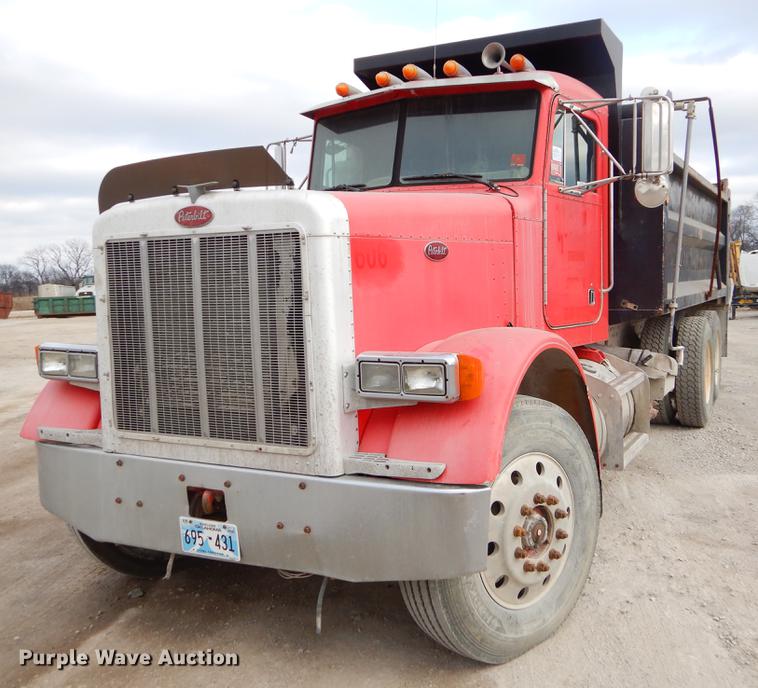 image for item ER9337 1991 Peterbilt 379 dump truck
