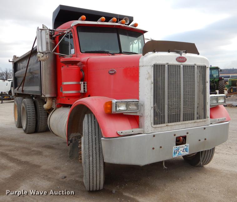 image for item ER9337 1991 Peterbilt 379 dump truck