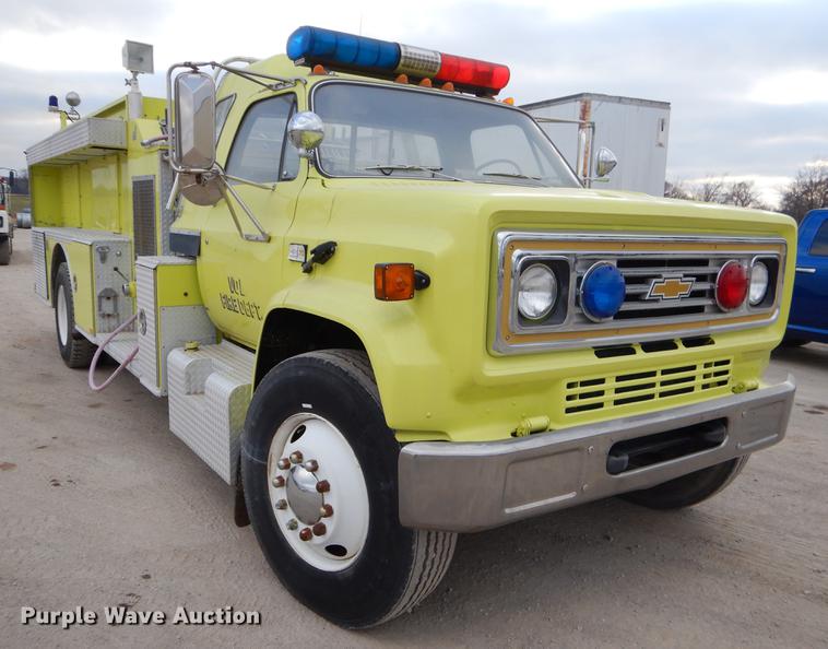 image for item ER9338 1988 Chevrolet C70 fire truck