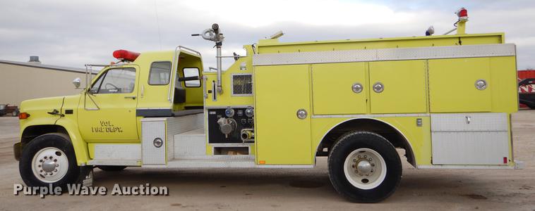 image for item ER9338 1988 Chevrolet C70 fire truck