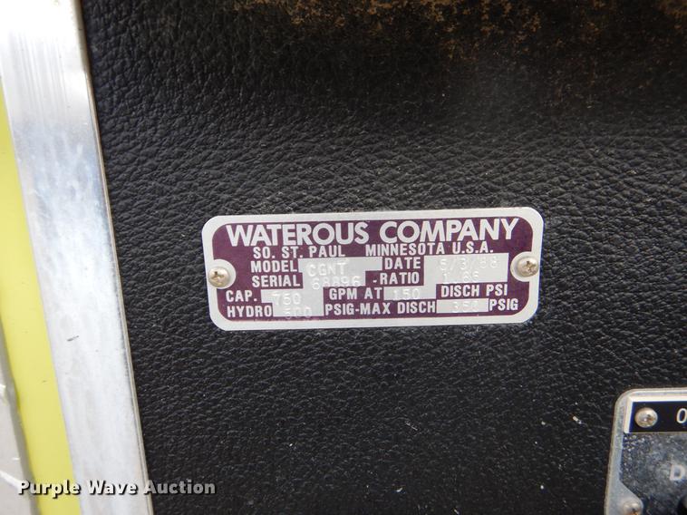 image for item ER9338 1988 Chevrolet C70 fire truck