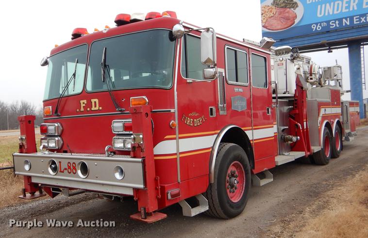 image for item ER9363 1992 Simon-Duplex Aerialscope 75 ladder truck