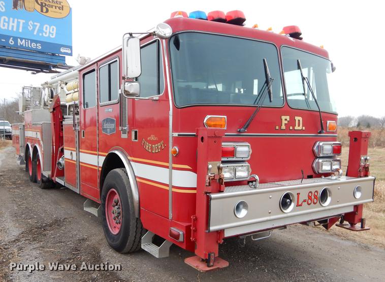 image for item ER9363 1992 Simon-Duplex Aerialscope 75 ladder truck
