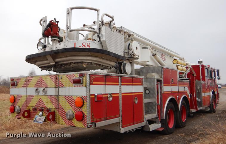 image for item ER9363 1992 Simon-Duplex Aerialscope 75 ladder truck