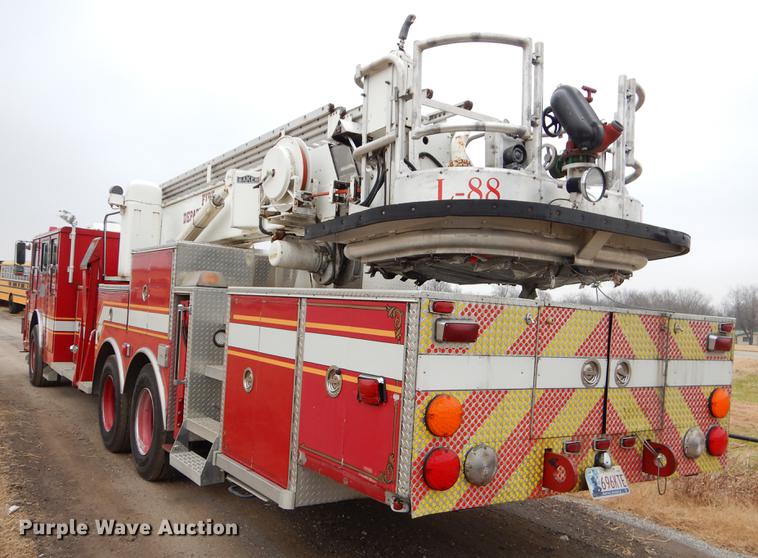image for item ER9363 1992 Simon-Duplex Aerialscope 75 ladder truck
