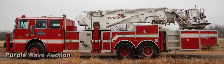 image for item ER9363 1992 Simon-Duplex Aerialscope 75 ladder truck