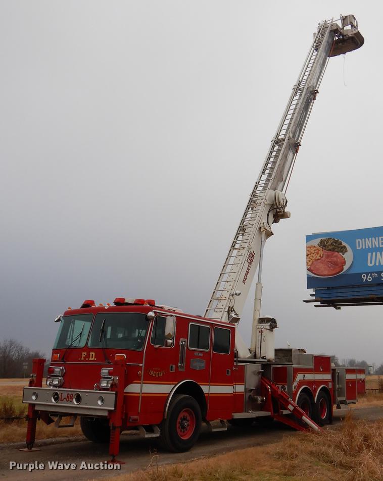 image for item ER9363 1992 Simon-Duplex Aerialscope 75 ladder truck