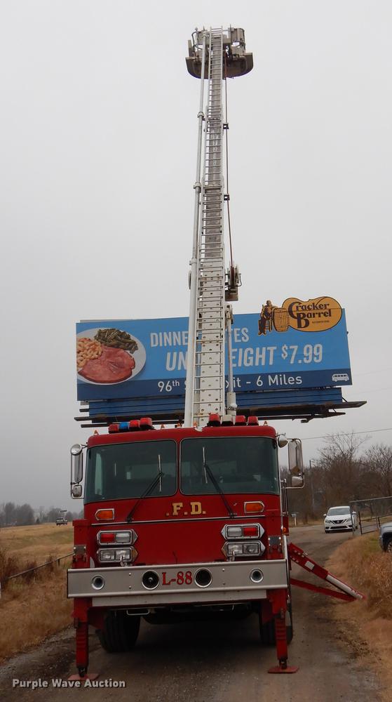 image for item ER9363 1992 Simon-Duplex Aerialscope 75 ladder truck