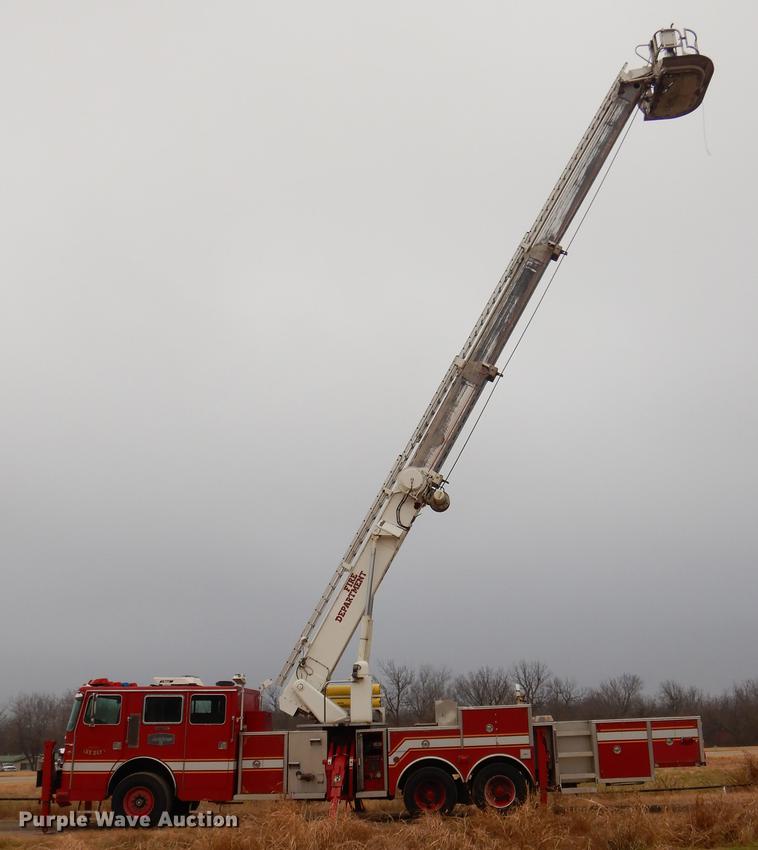image for item ER9363 1992 Simon-Duplex Aerialscope 75 ladder truck