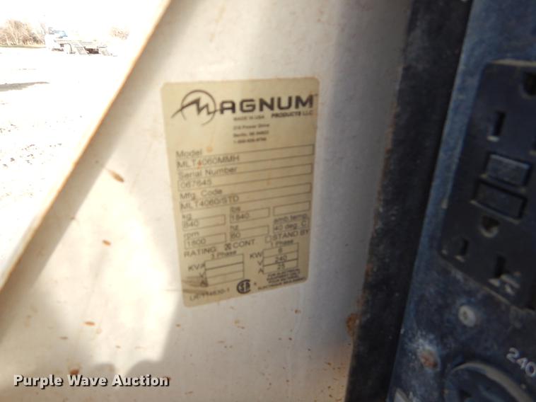 image for item EW9719 Magnum MLT4060MMH light plant