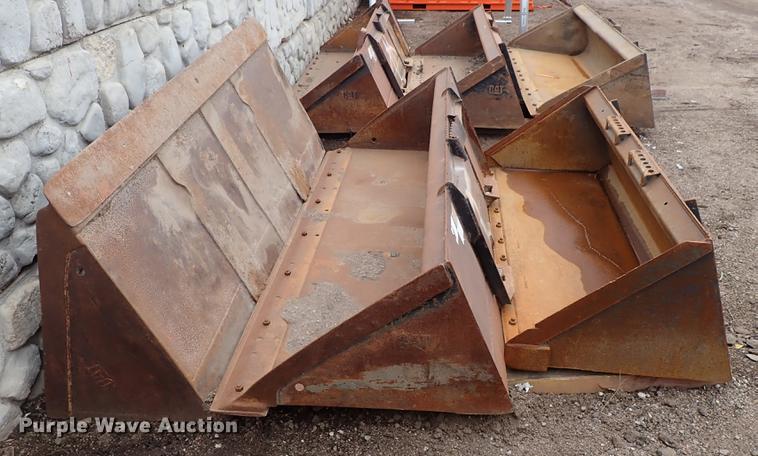 image for item FI9447 (6) skid steer buckets